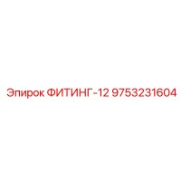 9753231604 ФИТИНГ-12 Epiroc