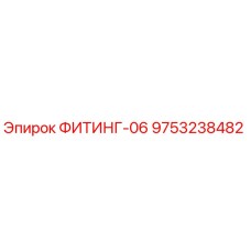 9753238482 ФИТИНГ-06 Epiroc