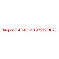 9753231675 ФИТИНГ-10 Эпирок