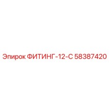 58387420 ФИТИНГ-12-С Epiroc