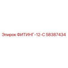 58387434 ФИТИНГ-12-С Epiroc