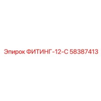 58387413 ФИТИНГ-12-С Epiroc