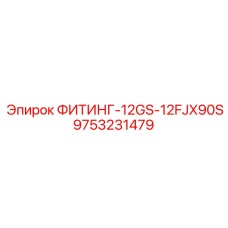 9753231479 ФИТИНГ-12GS-12FJX90S Epiroc