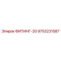 9753231587 ФИТИНГ-20 Epiroc