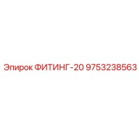 9753238563 ФИТИНГ-20 Epiroc