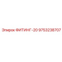 9753238707 ФИТИНГ-20 Epiroc