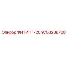 9753238708 ФИТИНГ-20 Epiroc