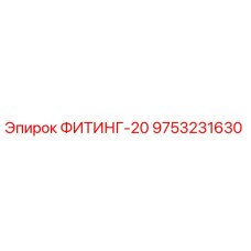9753231630 ФИТИНГ-20 Epiroc