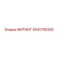 5541706300 ФИТИНГ Epiroc