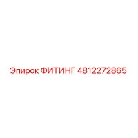 4812272865 ФИТИНГ Epiroc