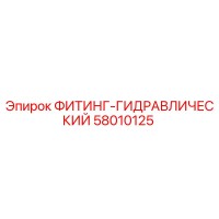 58010125 ФИТИНГ-ГИДРАВЛИЧЕСКИЙ Epiroc