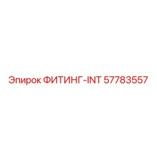 57783557 ФИТИНГ-INT Epiroc
