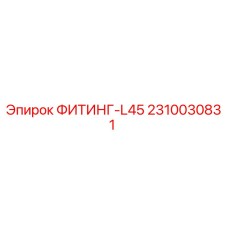 2310030831 ФИТИНГ-L45 Epiroc