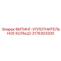 3176303200 ФИТИНГ-УПЛОТНИТЕЛЬНОЕ КОЛЬЦО Epiroc