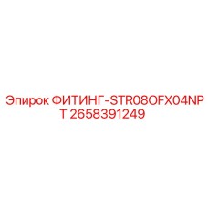 2658391249 ФИТИНГ-STR08OFX04NPT Epiroc