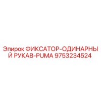 9753234524 ФИКСАТОР-ОДИНАРНЫЙ РУКАВ-PUMA Эпирок