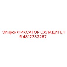 4812233267 ФИКСАТОР ОХЛАДИТЕЛЯ Epiroc