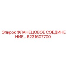 6231607700 ФЛАНЕЦОВОЕ СОЕДИНЕНИЕ… Epiroc