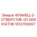 1613700007 ФЛАНЕЦ-2-ОТВЕРСТИЕ-G1-000X14THK Epiroc