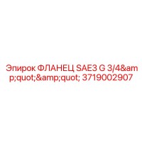 3719002907 ФЛАНЕЦ SAE3 G 3/4