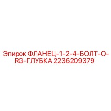 2236209379 ФЛАНЕЦ-1-2-4-БОЛТ-O-RG-ГЛУБКА Epiroc