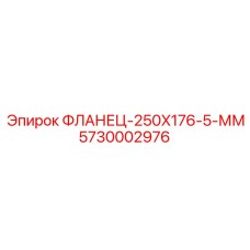 5730002976 ФЛАНЕЦ-250X176-5-ММ Epiroc