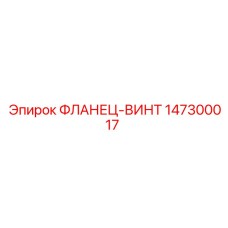 147300017 ФЛАНЕЦ-ВИНТ Epiroc