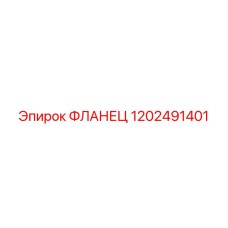1202491401 Фланец Epiroc