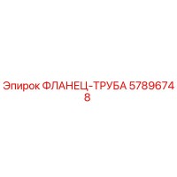 57896748 ФЛАНЕЦ-ТРУБА Epiroc