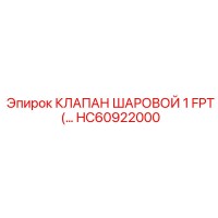 HC60922000 КЛАПАН ШАРОВОЙ 1 FPT Epiroc