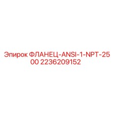 2236209152 ФЛАНЕЦ-ANSI-1-NPT-2500 Epiroc