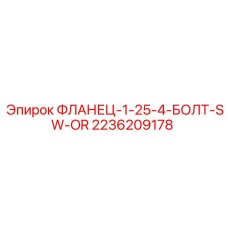 2236209178 ФЛАНЕЦ-1-25-4-БОЛТ-SW-OR Epiroc