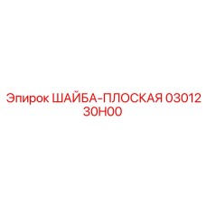 0301230H00 ШАЙБА-ПЛОСКАЯ Epiroc