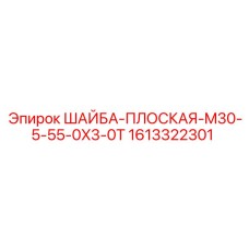 1613322301 ШАЙБА-ПЛОСКАЯ-M30-5-55-0X3-0T Epiroc