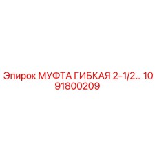 1091800209 МУФТА ГИБКАЯ 2-1/2
