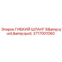 3717001060 ГИБКИЙ ШЛАНГ 6