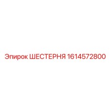 1614572800 ШЕСТЕРНЯ Epiroc