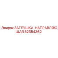 52354362 ЗАГЛУШКА-НАПРАВЛЯЮЩАЯ Epiroc
