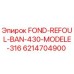 Изображение запасной части FOND-REFOUL-BAN-430-MODELE-316 Epiroc