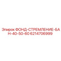 6214706999 ФОНД-СТРЕМЛЕНИЕ-БАН-40-50-60 Epiroc