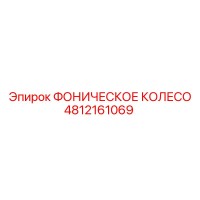4812161069 ФОНИЧЕСКОЕ КОЛЕСО Epiroc