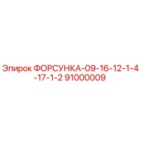 91000009 ФОРСУНКА-09-16-12-1-4-17-1-2 Epiroc