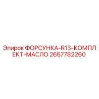 2657782260 ФОРСУНКА-R13-КОМПЛЕКТ-МАСЛО Epiroc