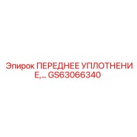GS63066340 ПЕРЕДНЕЕ УПЛОТНЕНИЕ Epiroc