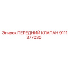 9111377030 ПЕРЕДНИЙ КЛАПАН Эпирок