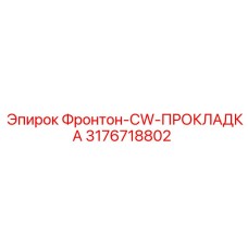 3176718802 Фронтон-CW-ПРОКЛАДКА Epiroc