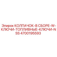 4700195593 КОЛПАЧОК-В СБОРЕ-W-КЛЮЧИ-ТОПЛИВНЫЕ-КЛЮЧИ-NSS Epiroc