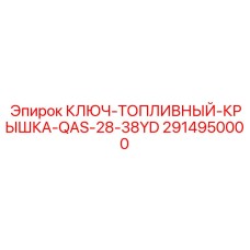 2914950000 Fuel Cap Key QAS-28-38YD Epiroc