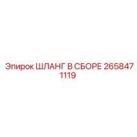2658471119 ШЛАНГ В СБОРЕ Epiroc