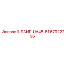 57922296 ШЛАНГ-UA48-51 Epiroc
